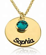 Image result for Posh Mommy engraved birthstone jewelry