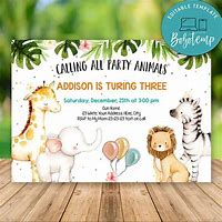 Image result for Funny Birthday Zoo Animals