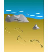 Image result for Footprints in the Sand SVG