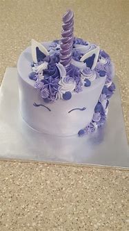 Image result for Pretty in Purple Unicorn Cake