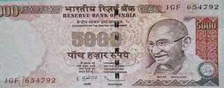 Image result for Indian Rupee 5000