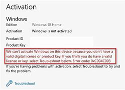 Image result for Windows Activation Error Mesages the Activation Code Is Used