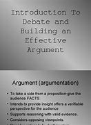 Image result for Difference Between Debate and Argument