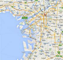 Image result for Map of Osaka