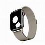 Image result for Apple Watch Series 9 Milanese Loop Band Product Red