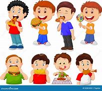 Image result for Eating Fast Food Cartoon