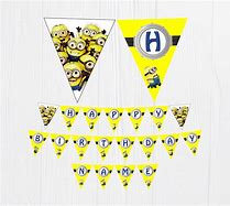 Image result for Minion Birthday Banner Printable