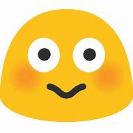 Image result for Flushed Face Emoji Transparent