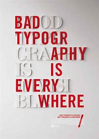 Image result for Examples of Typography Posters