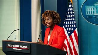 Image result for White House Press Secretary Karine Jean-Pierre