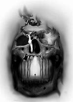 Image result for Exploding Skull Tattoo