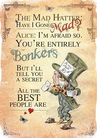 Image result for Mad Hatter Tea Party Quotes