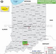 Image result for Orange County Indiana Map of Lakes