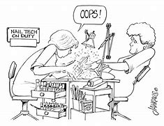 Image result for Nail Tech Supplies Cartoon