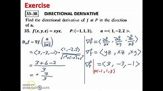 Image result for Directional Derivative of the Function
