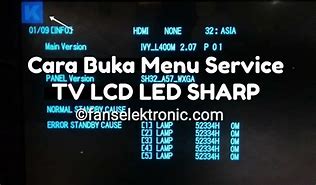Image result for Sharp TV LC C5277un Factory Menu