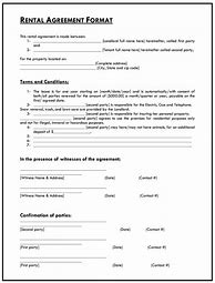Image result for House Rent Contract Form