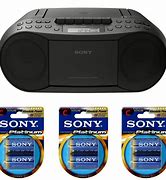 Image result for Sony Boombox CD Cassette Player