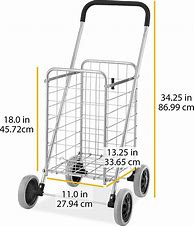 Image result for Whitmor Folding Shopping Cart