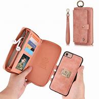 Image result for iPhone 8 Case Wallet with Removable Magnet On Phone