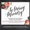 Image result for In Loving Memory Word Art