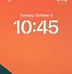 Image result for Red Clock iPhone Lock Screen