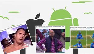 Image result for Meme of iPhone Beating Up an Android