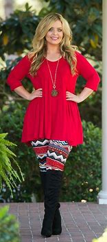 Image result for Plus Size Tunic and Legging Outfits