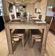 Image result for Wood Plank Dining Table
