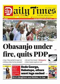 Image result for Daily Times Nigeria