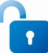 Image result for Unlock Icon White Blue Background
