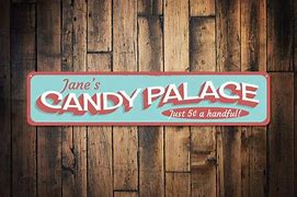 Image result for Candy Palace Sign