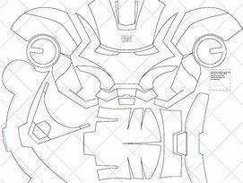 Image result for Iron Man Helmet Papercraft Template