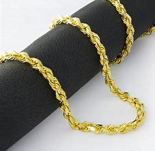 Image result for Gold Rope Chain Bracelet