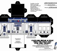 Image result for Star Wars Papercraft R2-D2