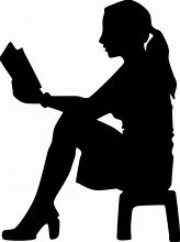 Image result for Book Character Silhouette Apple