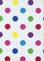 Image result for Colorful Polka Dot Fabric