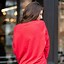 Image result for Red Long Sleeve Tunic