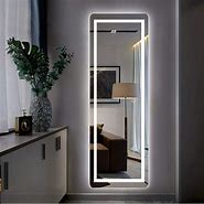 Image result for LED Lights Mirror TV