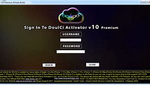 Image result for Doulci iCloud Activator Password