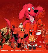 Image result for Red Color Cartoon