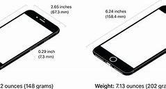 Image result for Dimensions iPhone 8 Plus Size