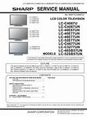 Image result for LC-52E77UN Sharp TV Manual