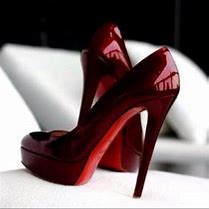 Image result for Dark Red High Heels