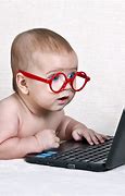 Image result for Baby On Computer