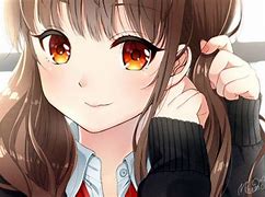 Image result for Anime Girl Smiling Drawing