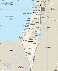 Image result for Israel Map with Cities Drawing