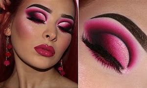 Image result for Pink Smokey Eye Makeup