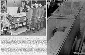 Image result for Harry Houdini Coffin