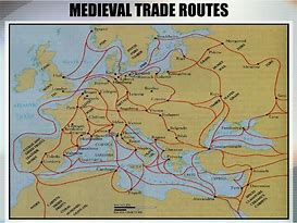 Image result for Medieval Europe Trade Routes